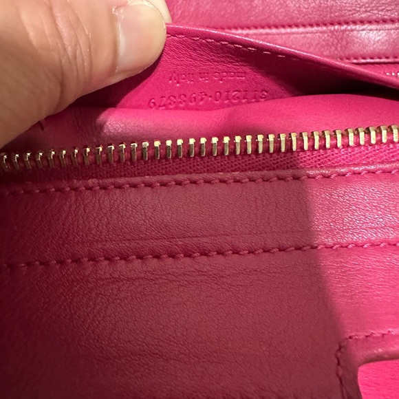 SAINT LAURENT ❤️🌟PINK LEATHER SATCHEL⭐️ - Picture 15 of 15